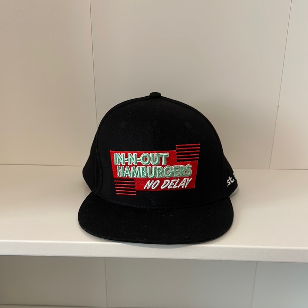 In-N-Out Black Flat Brim Hat